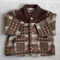 ELLE poupon エルプポン　チェック柄 アウター 90cm