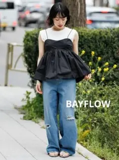 BAY FLOWギャザーデザインキャミビスチェ