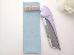 お値下げ中1点限りReFaハートコームケース フェイクレザー ベルベットリボン