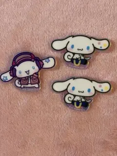 サンリオ シナモロール アクリルバッジ 3個セット