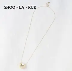 シューラルー Uカーブ&メタボールネックレス パール調 ゴールドのサムネイル