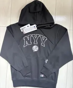新品　 Lサイズ　MLB ヤンキース　裏毛パーカー　黒