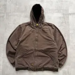BRAZOS　アクティブジャケット　ダックパーカー　フェード　メンズ　90s古着