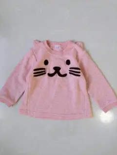 猫の顔デザイン フリーストレーナー 80