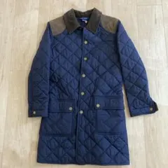 Ralph Lauren ラルフローレン　コート キルティング150 ネイビー