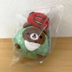 リラックマ ぶらさげぬいぐるみ チャイロイコグマ ストロベリー