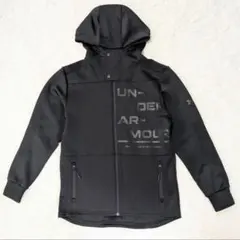アンダーアーマー ニットジャケット HYBRIDKNIT ビッグロゴ【XL】