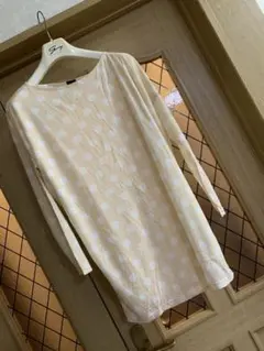 ＬＬ位❤️ベージュにホワイトドットチュニック❤️のサムネイル
