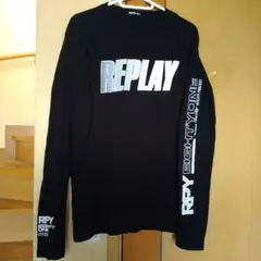 【 REPLAY ×リプレイ】★★【神レア】【超ビッグロゴ】【ロンT】のサムネイル
