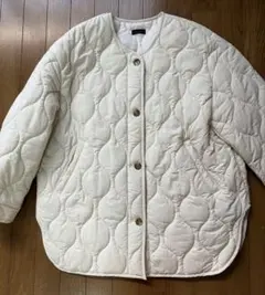 ノーカラージャケット キルティングジャケット