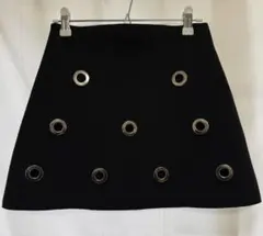 ZARA メタルパーツミニスカート S 試着のみ