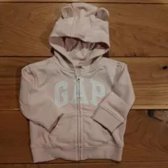 babyGAP 3-6ヶ月 60cm ピンク フード付きパーカー