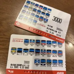 鉄道カード 3000円 2005年発行のサムネイル