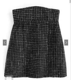 GRL ハイウエストツイードタイトミニスカート【gc224】