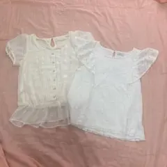 earth music & ecology INGNI ホワイト半袖トップス