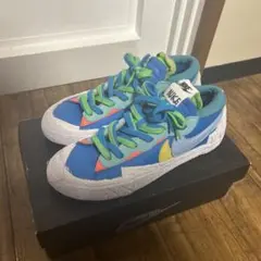 KAWS sacai Nike Blazer Low Neptune Blue