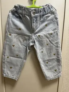 【GAP】ハート＆ミッキー刺繍ジーンズ 2歳用