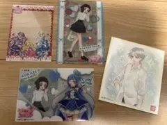 プリキュアART7ミニ色紙 響カイト・キラキラクリアカード2枚・かっぱ寿司コラボ