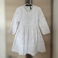 美品♡ZARA TRF ワンピース　レース　アイレットレース　長袖