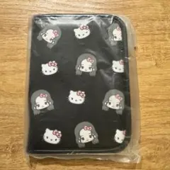 HELLO KITTY JISOO キティ パスポートケース 黒　ブラック　ジス