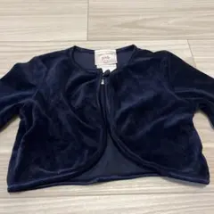 Laura Ashley 女の子用 ネイビー カーディガン