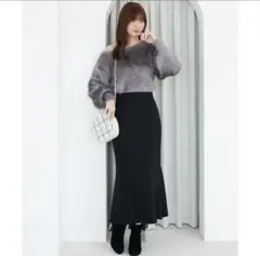 チョーカーシャギーニット