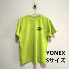 YONEX バドミントンシャツ S ライムグリーン