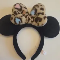 ディズニー　Disney　ミニー　ヒョウ柄　カチューシャ♪