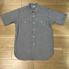 【美品】WAREHOUSE ウェアハウス ギンガムチェックシャツ 38のサムネイル
