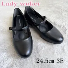 ☆美品 Lady woker ストラップパンプス 24.5cm 送料無料！のサムネイル