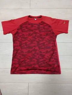 美品　迷彩柄 レッド Tシャツ サイズo