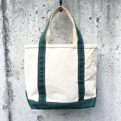old◎90s L.L.Bean ビーントート オープントップ small 緑