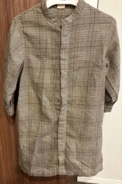 プティマイン　チェック柄ワンピース　120