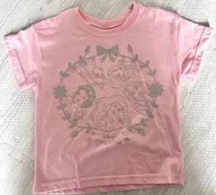 ディズニープリンセス　110 Disney Princess ピンク Tシャツ