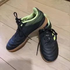 フットサルシューズ ブラック/イエロー　21cm