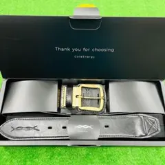 特別価格　箱なし　野球専用ベルト　コアエナジー 3　ブラック /ゴールド　ベルト