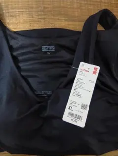 UNIQLO HEATTECH ブラック タンクトップ XL
