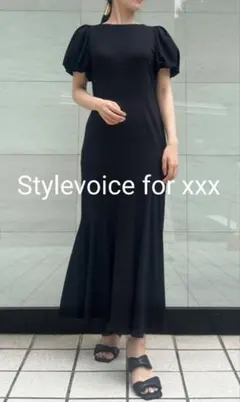 Stylevoice for xxx ボリュームスリーブ マーメイドワンピース