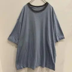 フェイデッドグローリー リンガーTシャツ 無地 3XL 杢青 綿ポリ アメカジのサムネイル