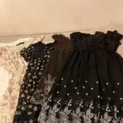 ブラウス、チュニック、スカート、ワンピース等5点まとめ売り