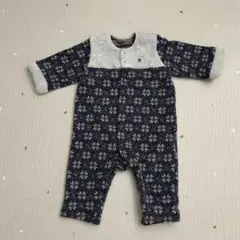 赤ちゃんの城　ベビーロンパース　冬用