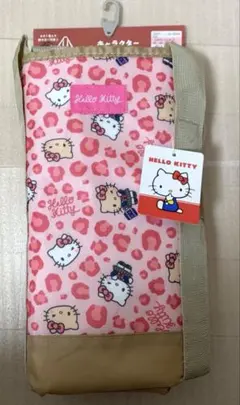 【新品　正規品】キティ 日焼け ヒョウ柄 ピンク 保冷バッグ タグ付き