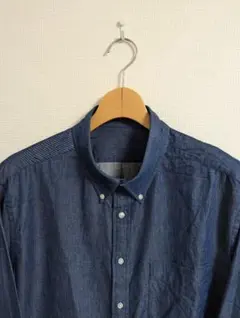 極美品　鎌倉シャツ　シャツ　デニムシャツ　オーダー　カジュアル134　日本製