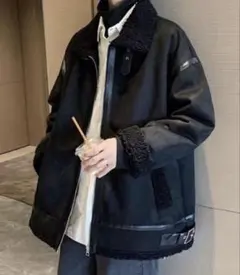 フェイクムートンフライトジャケット