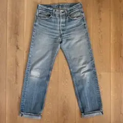 【90s】Levi's 501 デニムパンツ ボタン裏653 リペアあり 雰囲気のサムネイル