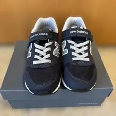 【19.5cm】new balance 996 ネイビー/シルバー スニーカー