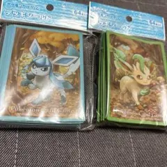 ポケモンカード デッキシールド グレイシア リーフィア 2種セットのサムネイル