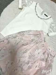 INGNI 花柄フレアスカート&トップスセット