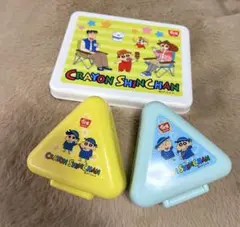クレヨンしんちゃん　すき家　おりたたみランチケース＆おにぎりケースのセット