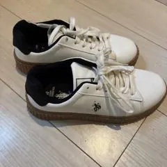 U.S. POLO ASSN. 厚底スニーカー ホワイトのサムネイル